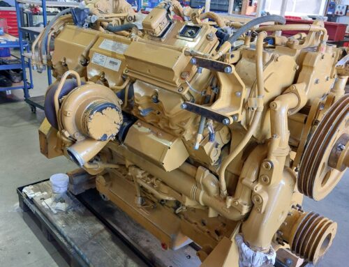 Caterpillar C27 596 KW Motor als Ersatzteilspender zu verkaufen CAT C27 Altteil für 8600 Euro